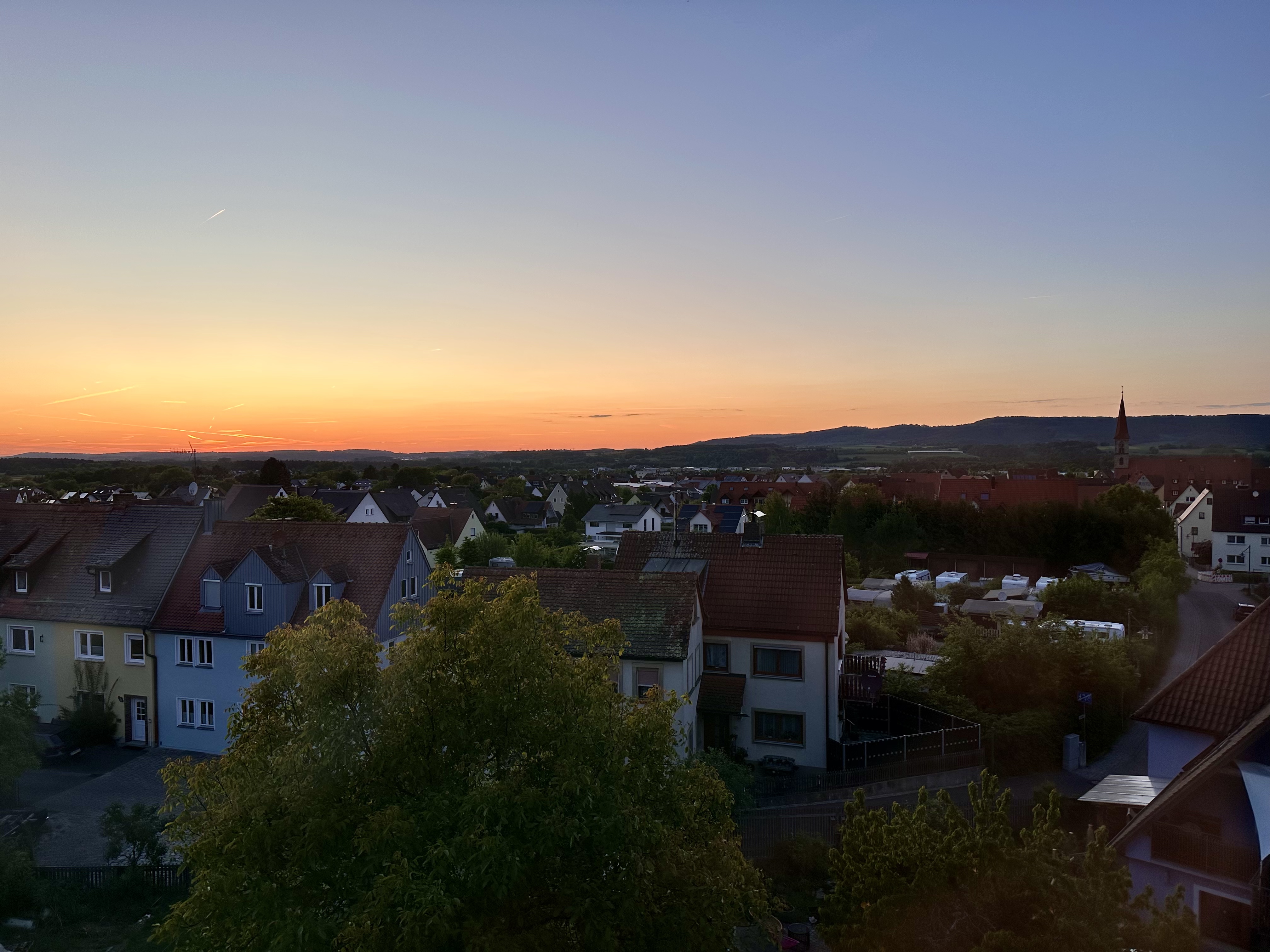 Aussicht aus dem Schloss heute
